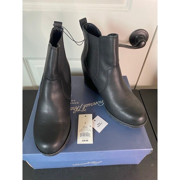 Universal Thread Shoes - Universal Thread Amalia wedge heel water repellent boots